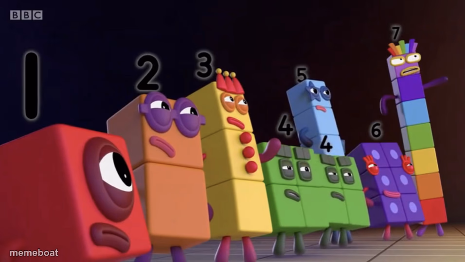 Numberblocks army - meme generator image preview