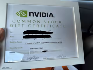 NVIDIA Common Stock Gift Certificate