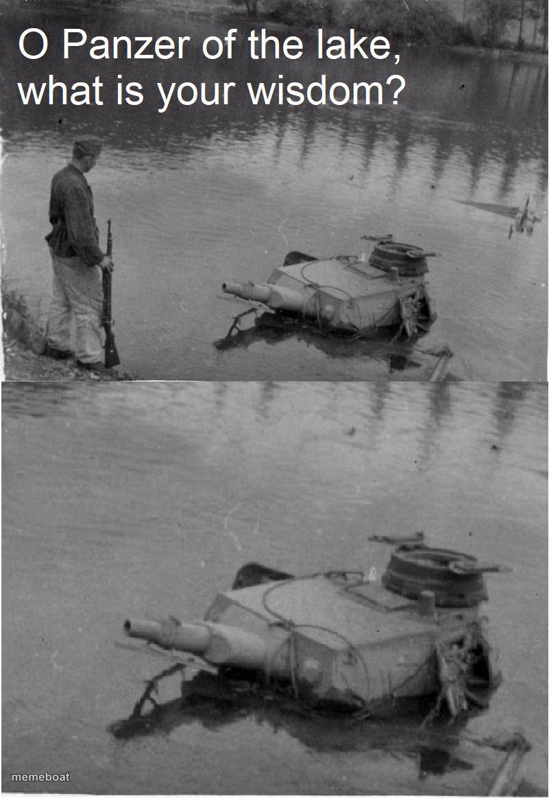 o panzer of the lake - meme generator image preview