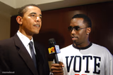 Obama and puff Daddy Combs
