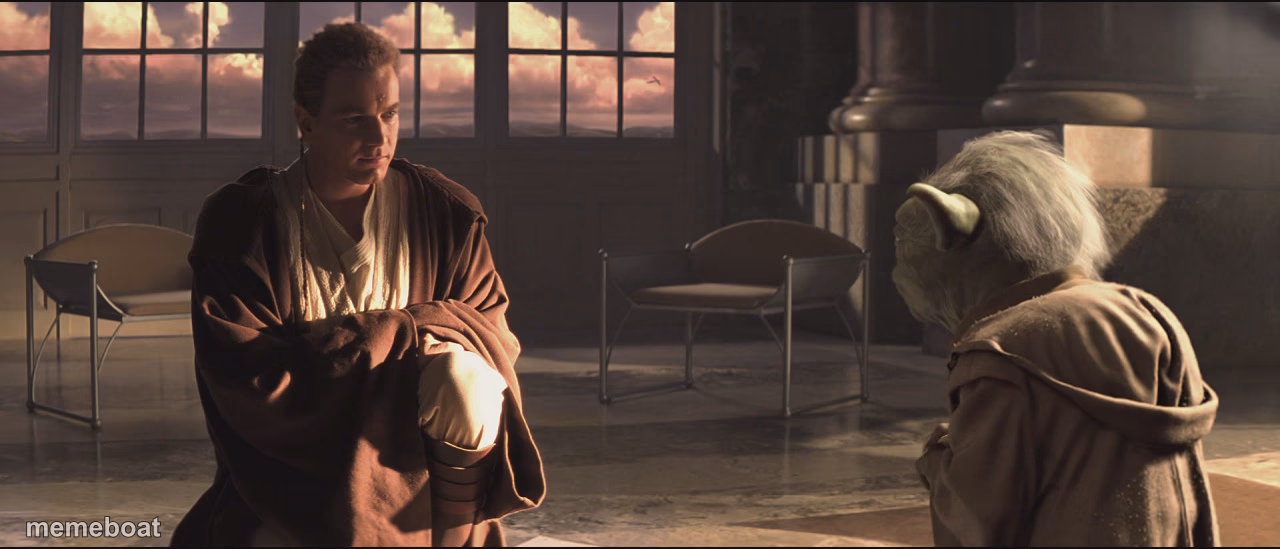 Obi Wan and Yoda - meme generator image preview