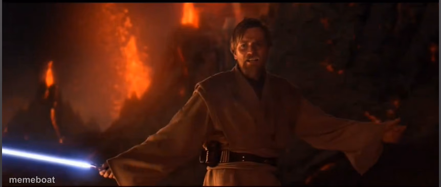 Obi Wan High Ground - meme generator image preview