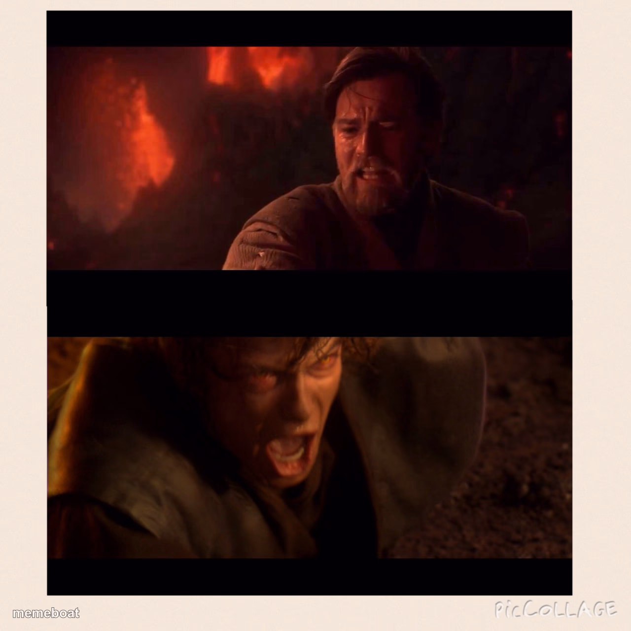 Obi Wan Insults Anakin - meme generator image preview