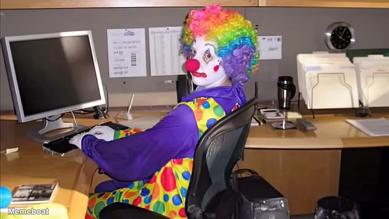 Office Clown - meme generator image preview