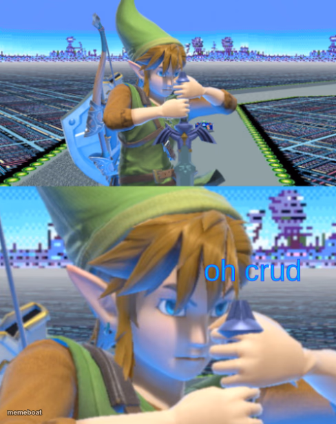 oh crud link with text - meme generator image preview