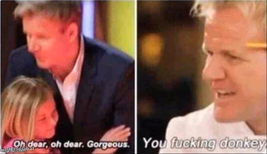 Oh Dear Oh Dear Gorgeous - meme generator image preview