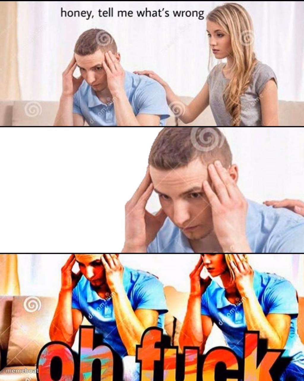 OH F*CK - meme generator image preview