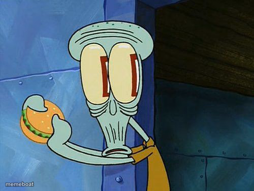 Oh shit Squidward - meme generator image preview
