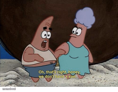 Oh that's right, honey, we don't have a son - meme generator image preview
