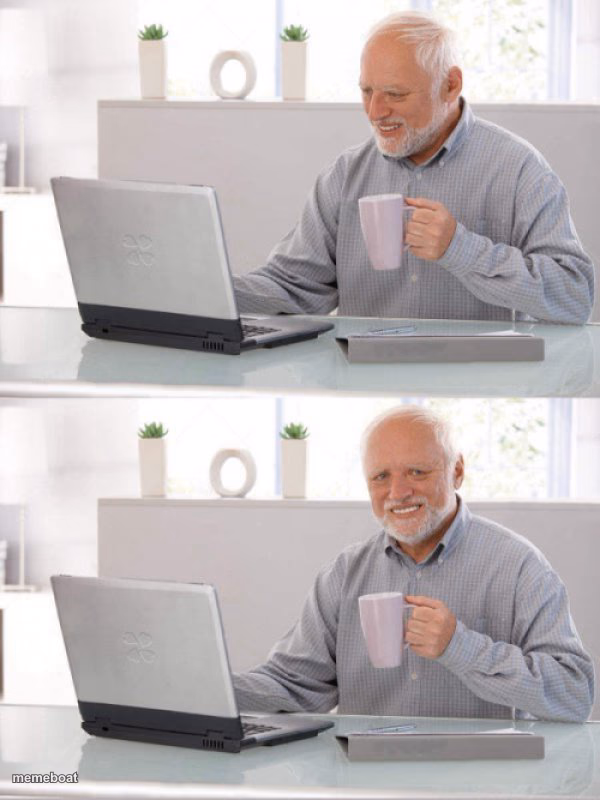 Old guy pc - meme generator image preview