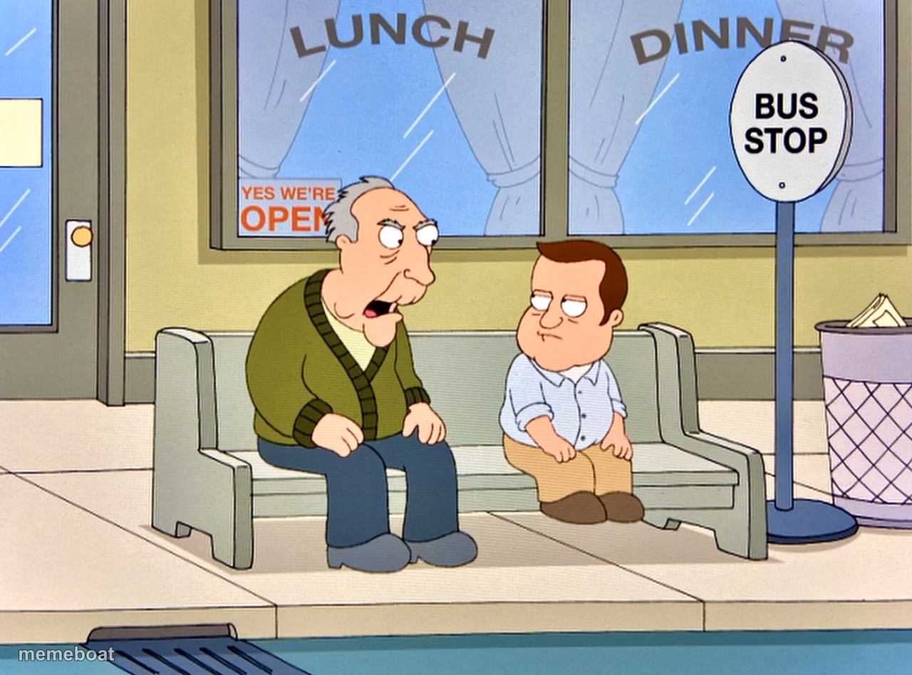 Old Man and a Midget - meme generator image preview