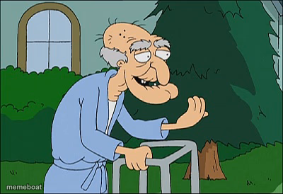 Old man family guy - meme generator image preview
