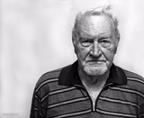 Old Man white background
