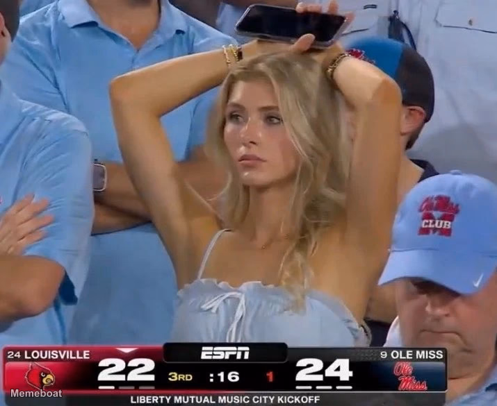 Ole Miss football fan / Sara Smith - meme generator image preview
