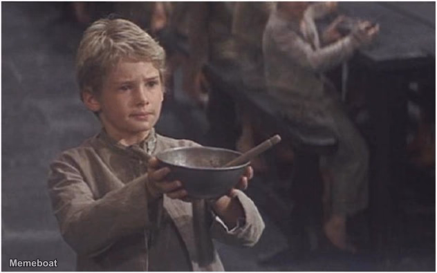 Oliver Twist Please Sir - meme generator image preview