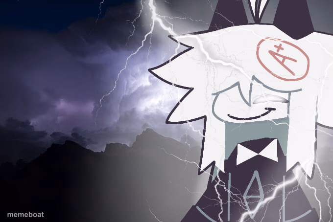 Oliver with lightning strikes - meme generator image preview