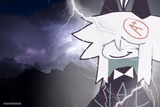 Oliver with lightning strikes
