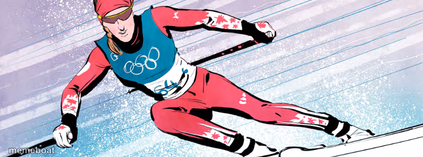 Olympic Skiing - meme generator image preview