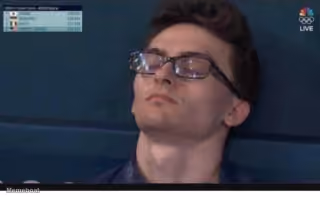 Olympics Guy Relaxed