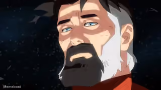 Omniman Sad in Space Invincible
