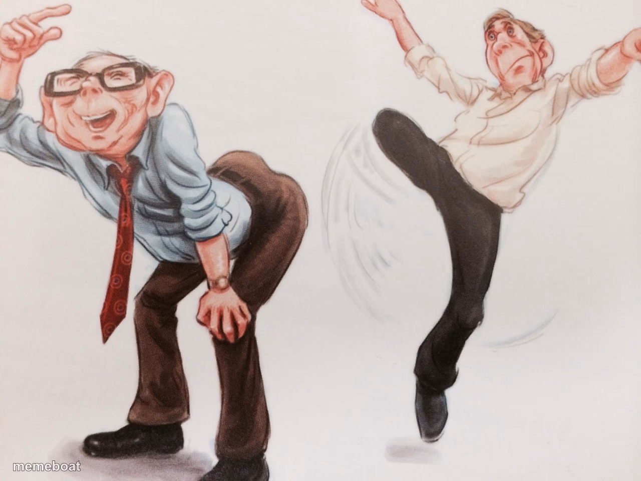 One Legged Man Ass Kicking Contest - meme generator image preview