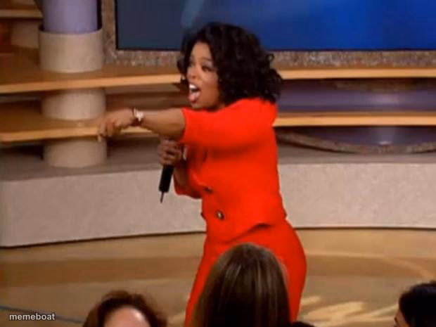 Oprah - you get a car - meme generator image preview