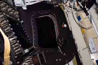 Orion Spacecraft Blank Window