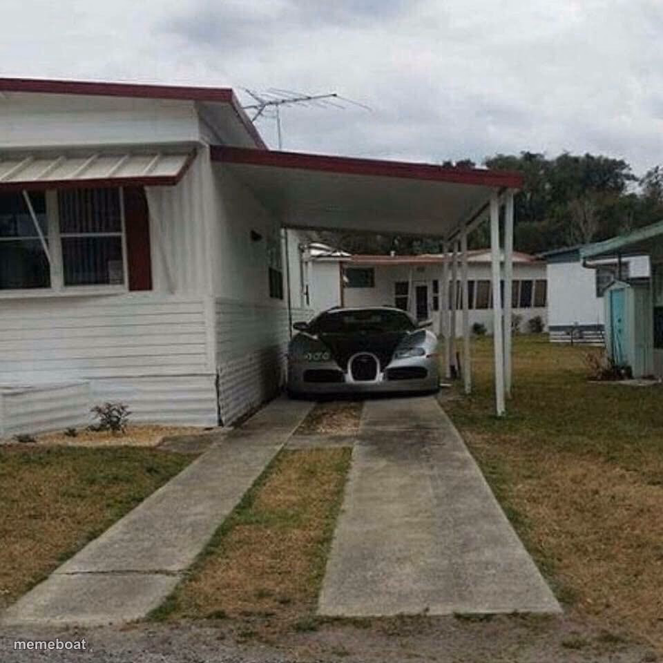 Out of place Bugatti - meme generator image preview