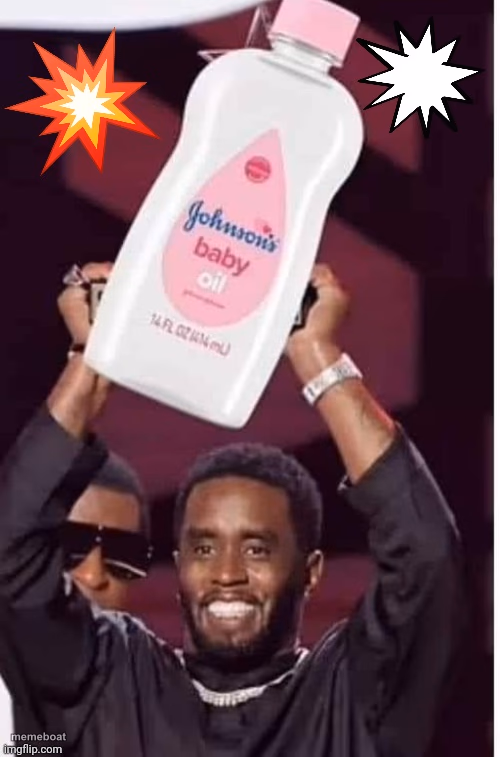 P Diddy buys baby oil in bulk - meme generator image preview