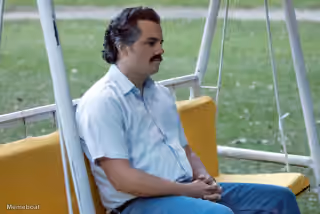 Pablo Escobar Contemplating