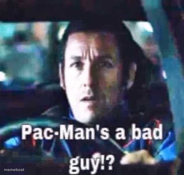 Pac-Man’s a bad guy!? - meme generator image preview