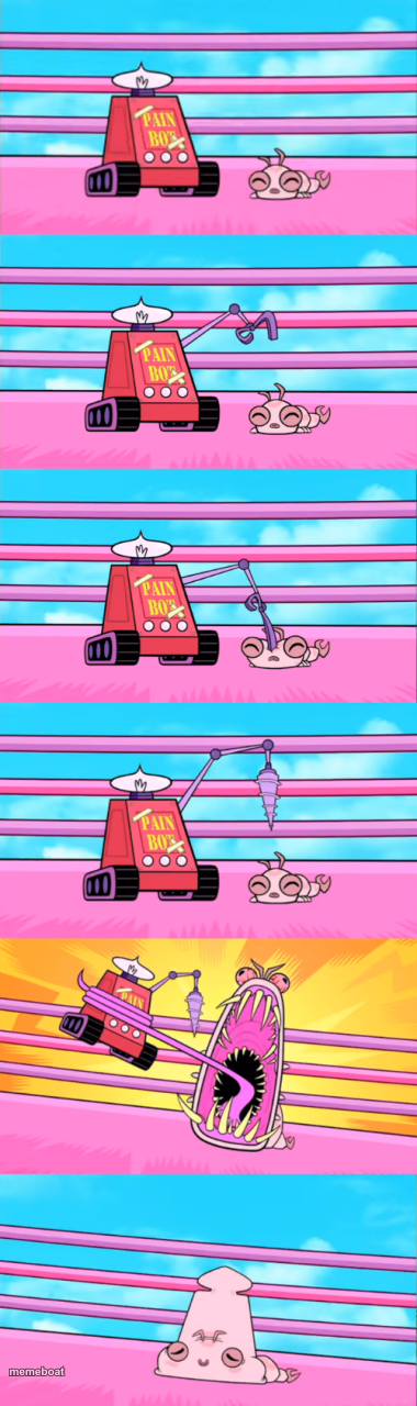 Pain Bot Vs. Silkie - meme generator image preview