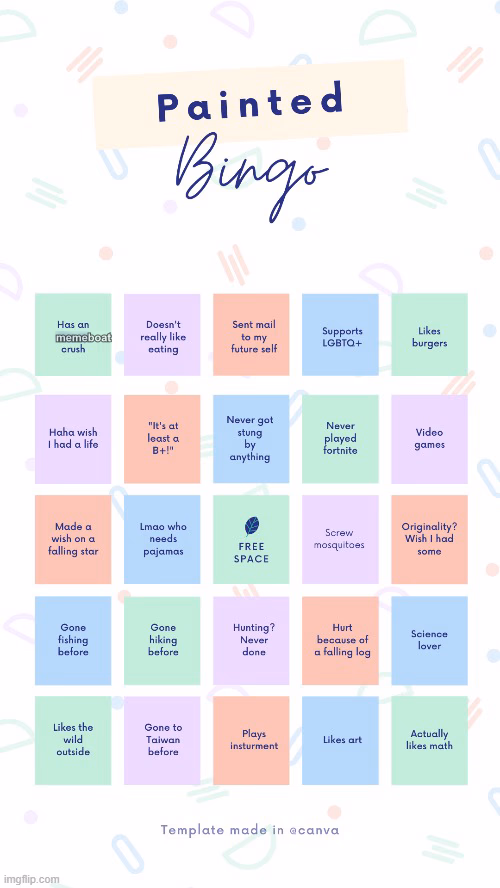 Painted bingo - meme generator image preview
