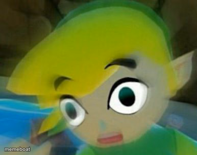 Panicking link - meme generator image preview
