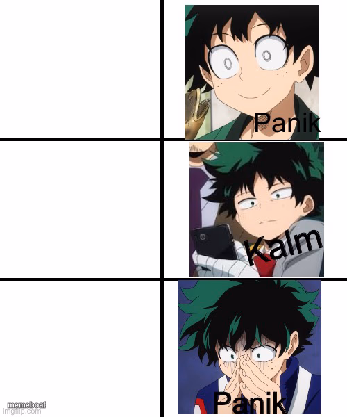 Panik Deku - meme generator image preview