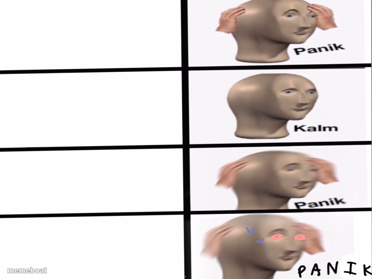Panik kalm Panik *P A N I K* - meme generator image preview