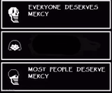 Papyrus most people deserve mercy