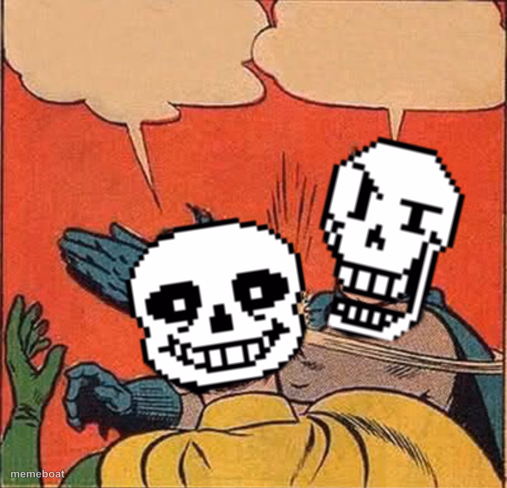 Papyrus Slapping Sans - meme generator image preview