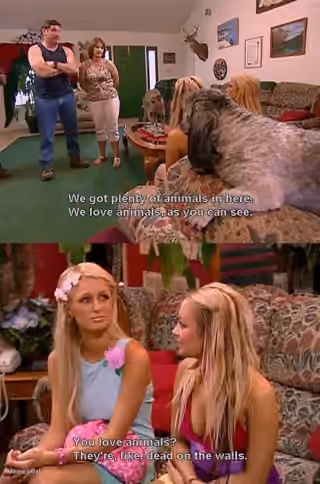 Paris Hilton animals