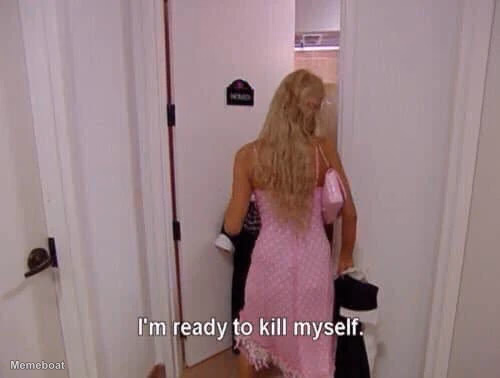 Paris Hilton kms - meme generator image preview