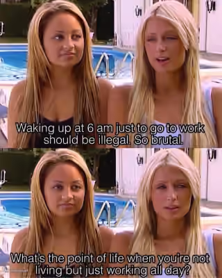 Paris Hilton what's the point of life
