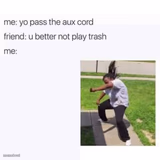 pass the aux cord