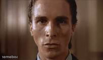 Patrick Bateman staring - meme generator image preview