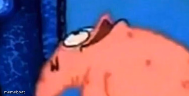 Patrick looking up - meme generator image preview
