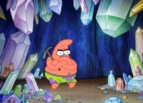 patrick mining meme - meme generator image preview