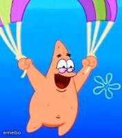 Patrick Parachuting - meme generator image preview