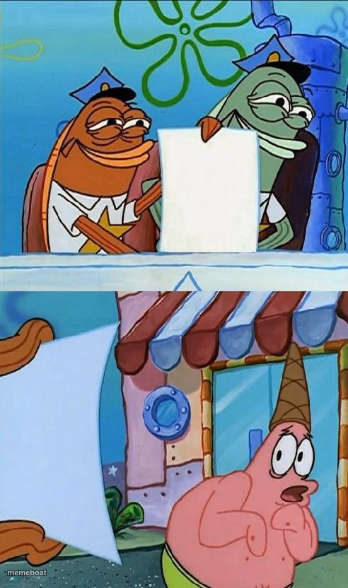 patrick scared - meme generator image preview
