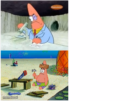Patrick Smart Dumb - meme generator image preview