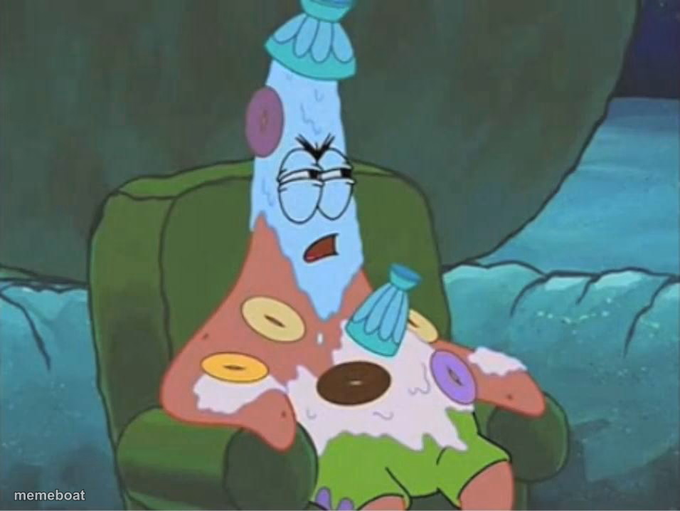 Patrick Spongebob overtime - meme generator image preview