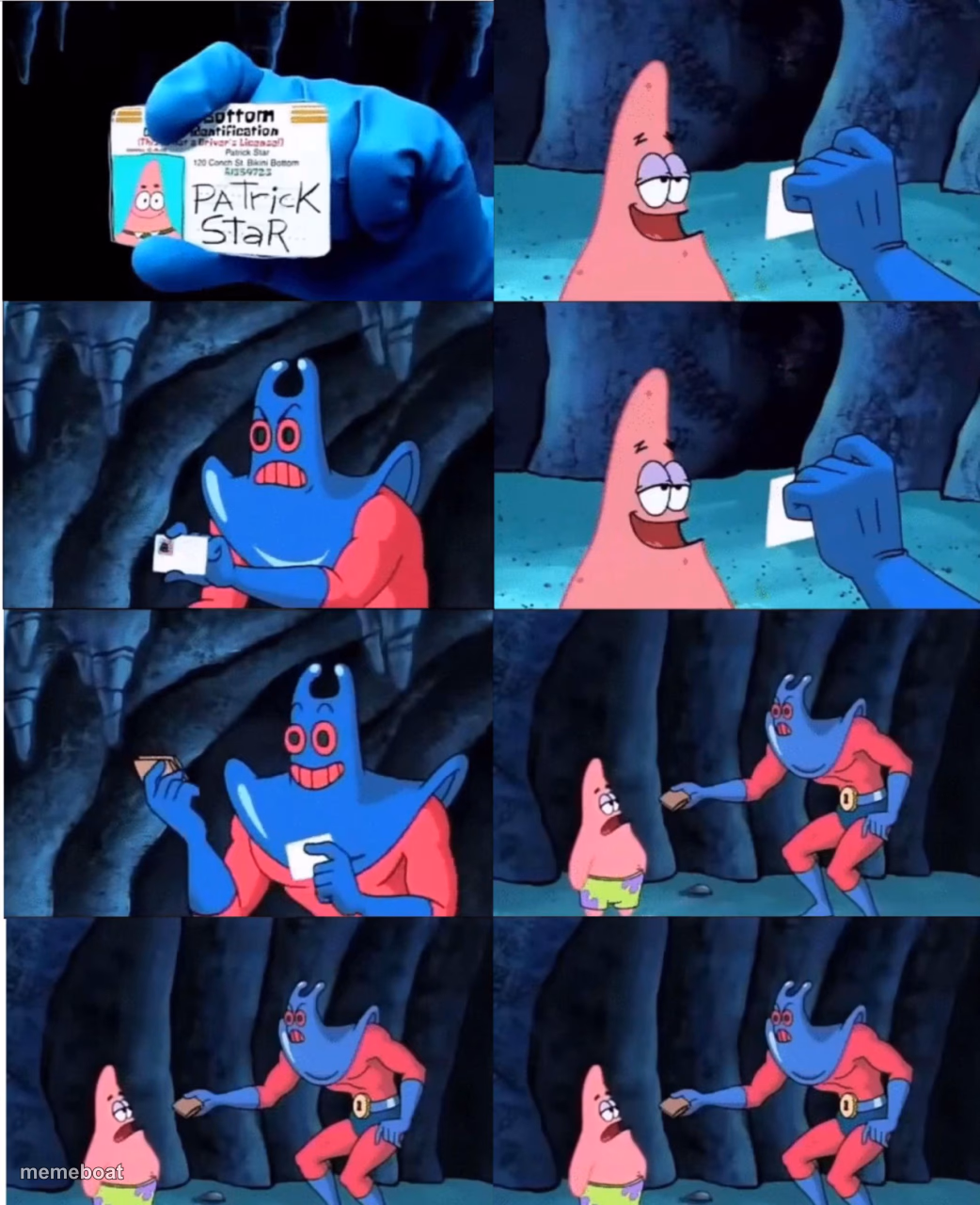 Patrick Star and Man Ray - meme generator image preview